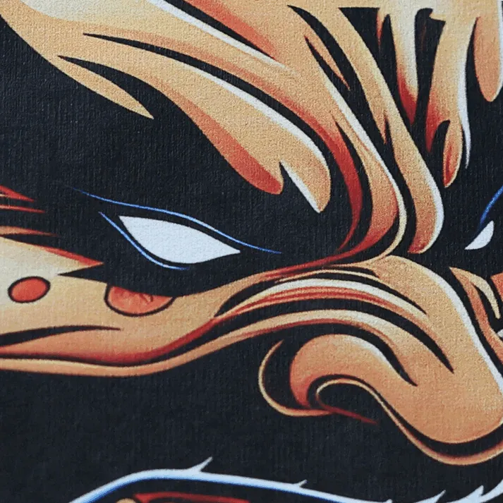 DTF print close-up detail